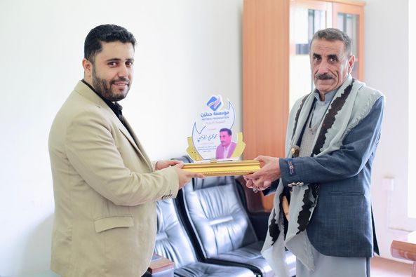 Heteen Development Foundation honors the Deputy Governor of Ibb Governorate in appreciation of his efforts in humanitarian work in the governorate...