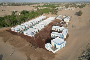 افتتاح قرية سكنية للنازحين